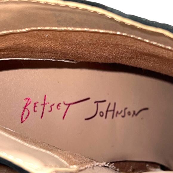 Betsey Johnson Ankle Boots Raylan Black Faux Suede Rhinestones Mutlicolor - Picture 7 of 14